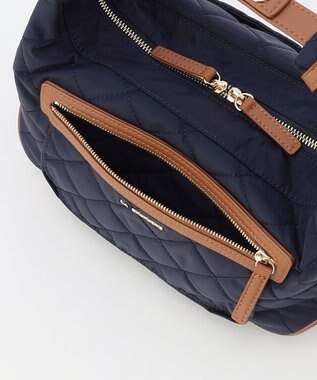 LA BAGAGERIE キルティング2WAYショルダーバッグ ネイビー