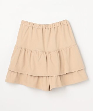 組曲 KIDS 【150-160㎝】リボンティアード キュロット ベージュ