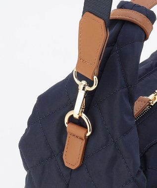 LA BAGAGERIE キルティング2WAYショルダーバッグ ネイビー