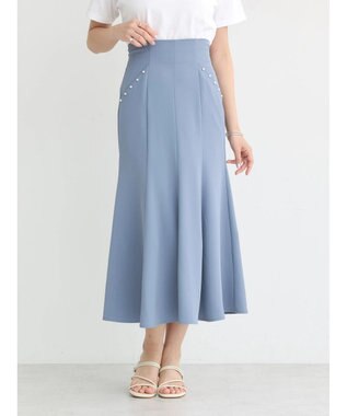 earth music&ecology パール付きマーメイドスカート