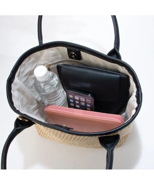 UNBILLION cachecache スマホショルダー付ポリプロピレンwayトート ブラック