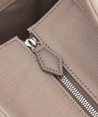 Y'SACCS バインダーキャンバスA4トートバッグ グレージュ