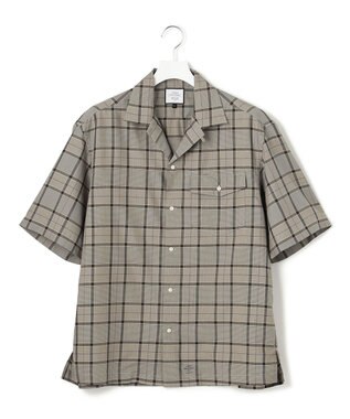 J.PRESS YORK STREET 【UNISEX】ツイルチェック シャツ グレー系3