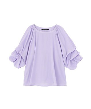 YECCA VECCA ホイップスリーブブラウス Lavender