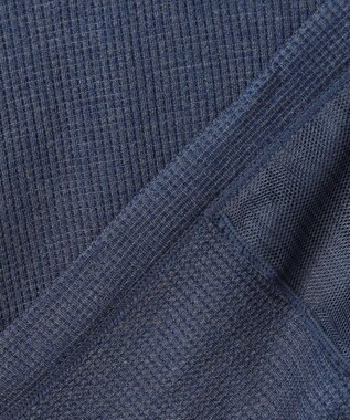 JOSEPH ABBOUD MOUNTAIN 【サスティナブル/吸水速乾】ドライミックスメリノポロ ダルブルー系