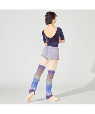 Chacott 5分袖レオタード ヴァイオレット