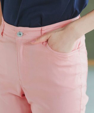 Tiaclasse 【新色追加・洗える】アンクルテーパードパンツ ピンク