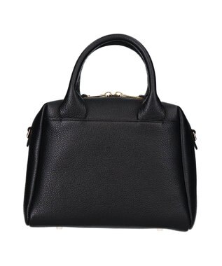 INTER-CHAUSSURES 【CHRISTIAN VILLA】ベーシックレザーハンドバッグ ブラック