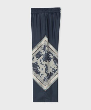 Paul Smith Travel Scarf ワイド パンツ ネイビー