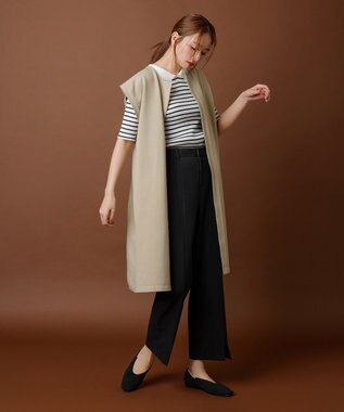 ANY 【福田麻琴さんコラボ】ちょ美っとフレアパンツ ブラック