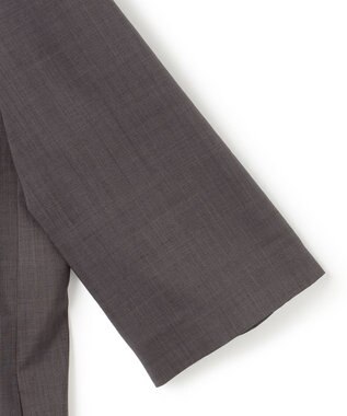 ICB L Peラミーシアータフタ 半袖ジャケット チャコール