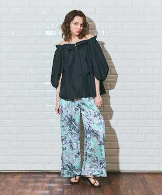 GRACE CONTINENTAL ボリュームスリーブトップ