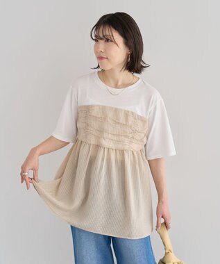 Green Parks ビスチェドッキングプルオーバー Beige