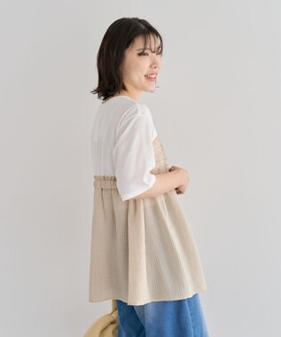 Green Parks ビスチェドッキングプルオーバー Beige