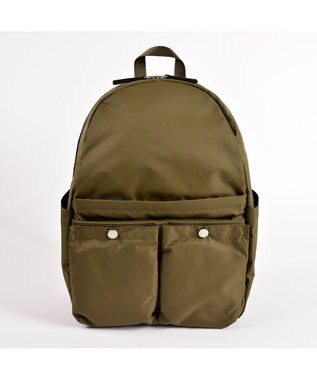 Y'SACCS ダブルホックポケットデイパック カーキ