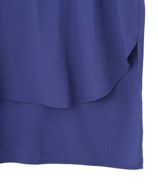 YECCA VECCA 【セットアップ可能】ポケットスキッパーシャツ Blue