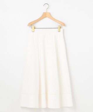 組曲 S エンブロイダリーレース スカート アイボリー系