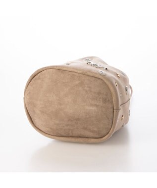 UNBILLION カカトゥ kakatoo / スエード調スタッズドロストバッグ ベージュ