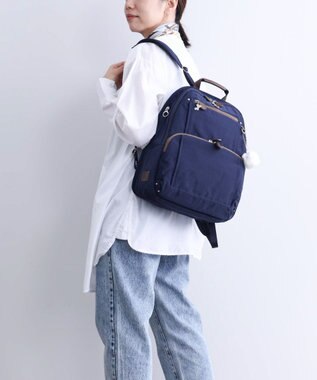ACE BAGS & LUGGAGE Kanana project PJ8-3rd リュックサック フリーウェイバッグ 中  62102 A4サイズ カナナ プロジェクト ネイビー