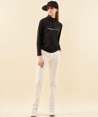 23区GOLF 【WOMEN】毎シーズン完売の人気アイテム【吸水速乾/UVケア】2WAY UVセルバイザー ブラック系