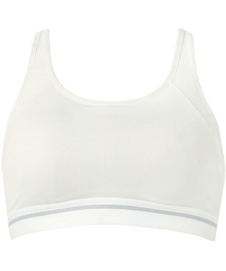 Wing ジュニア ノンワイヤーブラ 運動時のユレを軽減 【STEP3~AFTER STEP 成長期のバストに】 中学生 高校生 ブラジャー ブラ RB2533 ウイング／ワコール アイボリー