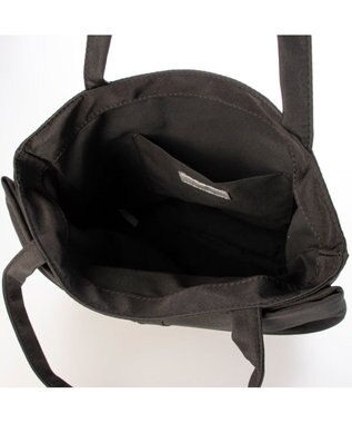UNBILLION カシュカシュ cachecache / リボン付タテ型トートバッグ ブラック