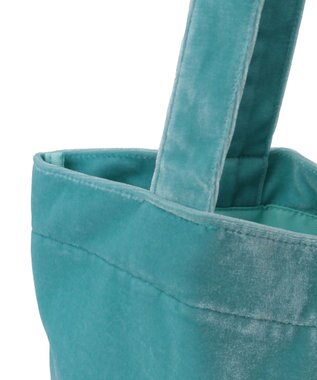 earth music&ecology 【WEB限定】ベロアトートバッグ Mint