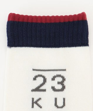 23区GOLF 【MEN】ベーシック 18センチ丈 ソックス ホワイト系