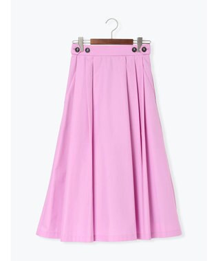 Te chichi タイプライタータックフレアスカート ピンク