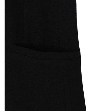 Green Parks 着流しカットジョーゼットジレ Black