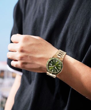 CITIZEN 【メカニカルウオッチ TSUYOSA】豊富なカラーバリエーションが人気の機械式腕時計 NJ0232-53X ゴールド