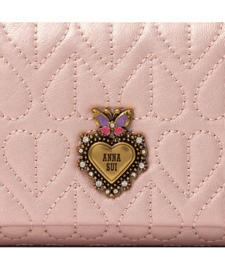 ANNA SUI ドリーミー かぶせ長財布 ピンク