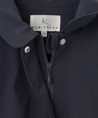 組曲 KIDS 【110-140㎝】【撥水】フリル マウンパ ネイビー