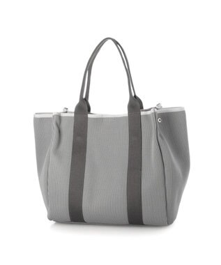 UNBILLION カシュカシュ cachecache / ジャガードニットスクエアビッグトート GY