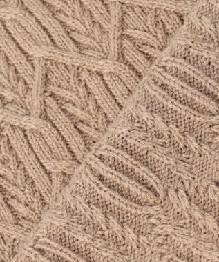 J.PRESS YORK STREET 【WOMEN】ショート ケーブルニット ベージュ系