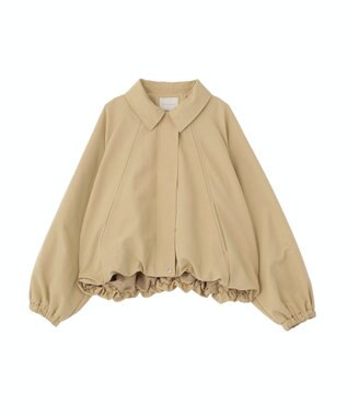 Green Parks 衿付きバルーンブルゾン Beige