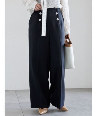 Te chichi パウダーツイルマリンスラックス《2026 spring catalog item》 ネイビー