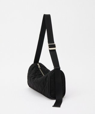 russet キルティングドラムミニショルダーバッグ(SF-267) Black