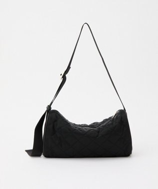 russet キルティングドラムミニショルダーバッグ(SF-267) Black