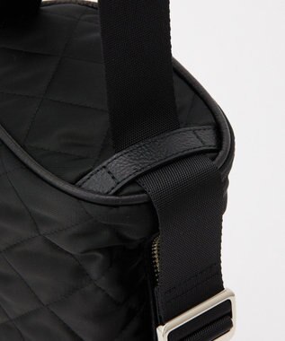 russet キルティングドラムミニショルダーバッグ(SF-267) Black