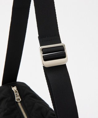 russet キルティングドラムミニショルダーバッグ(SF-267) Black