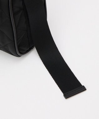 russet キルティングドラムミニショルダーバッグ(SF-267) Black