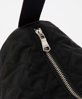 russet キルティングドラムミニショルダーバッグ(SF-267) Black