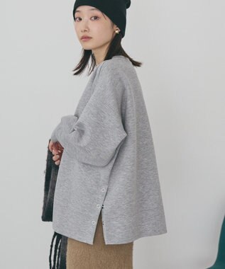 AMERICAN HOLIC サイドドットポンチプルオーバー Light Gray Mixture