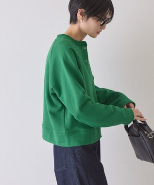 AMERICAN HOLIC リングドットボタンカーディガン Green