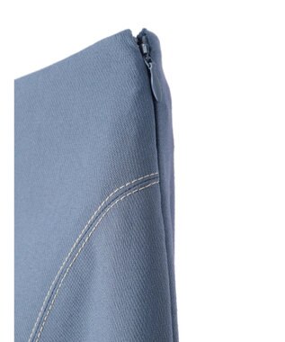 earth music&ecology 配色ステッチパネルフレアスカート Blue