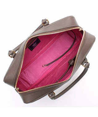 A.D.M.J. 【New】牛革ボストン34cm アカスミ