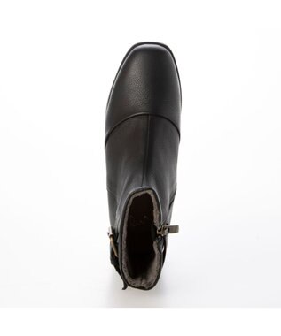 ing <ing>【WEB限定】ベルトデザインショートブーツ ブラック