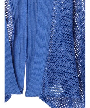 earth music&ecology メッシュボレロ Blue