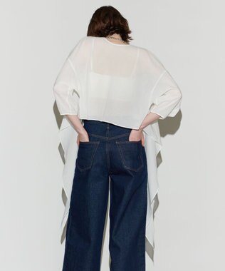 NAVE 【Nave 　洗える】マルチウェイシアーブラウス ホワイト系